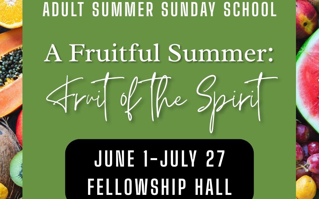 All-Adult Summer Sunday School